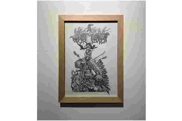 Під час BookForum у Львові викрали картину Сергія Якутовича