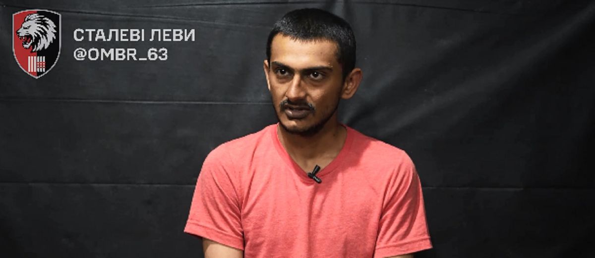 У полон 63 ОМБр після трьох днів на фронті потрапив 22-річний громадянин Індії
