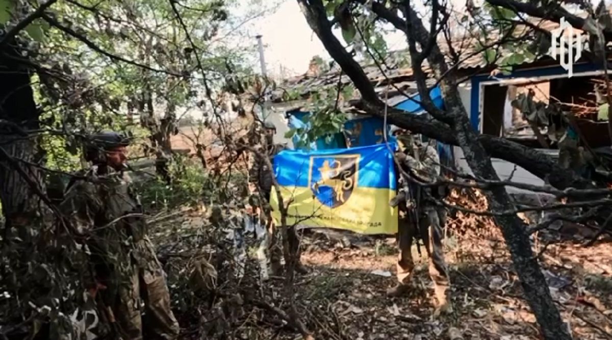 141 бригада показала звільнення села Січневе на Дніпропетровщині та ліквідацію окупантів