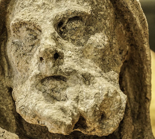 Себастьян Фесінгер. Голова невідомого святого, середина XVIII ст. (фрагмент)