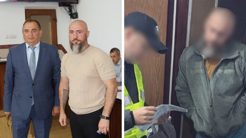 Фото з сесії Сокирянської ради та фото, оприлюднене прокуратурою