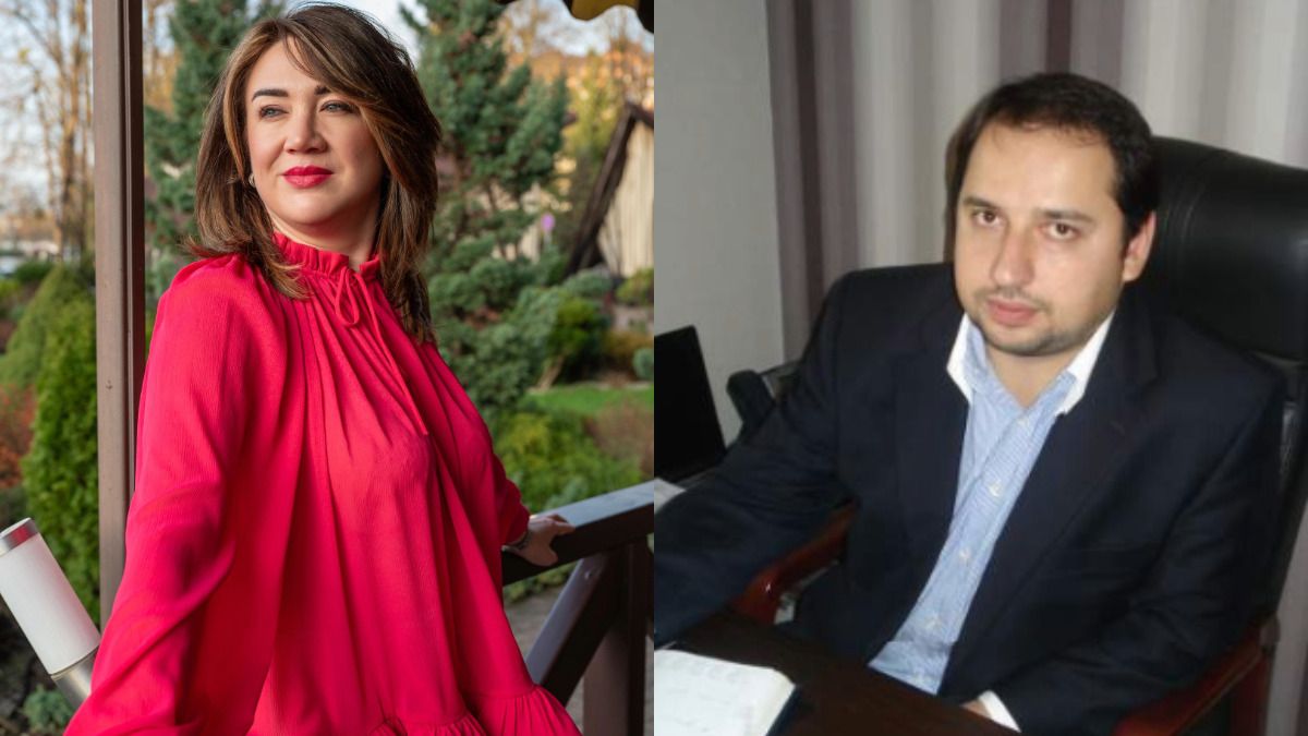 Іванна Стефінів та Роман Соловей (фото з фейсбуку та з сайту Франківського технічного університету нафти і газу, випускником якого є Роман Соловей