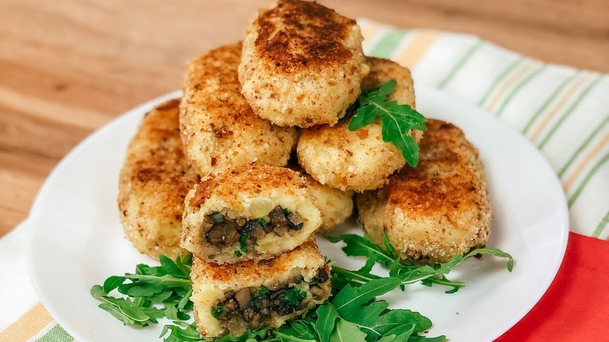 Зрази з грибами. Рецепт дня