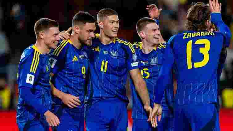 Збірна України піднялась у рейтингу ФІФА після перемог над Ісландією та Азербайджаном