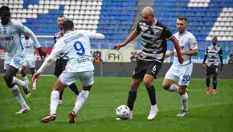 «Динамо» на останніх хвилинах втратило перемогу над «Зорею», розписавши вже п'яту нічию поспіль