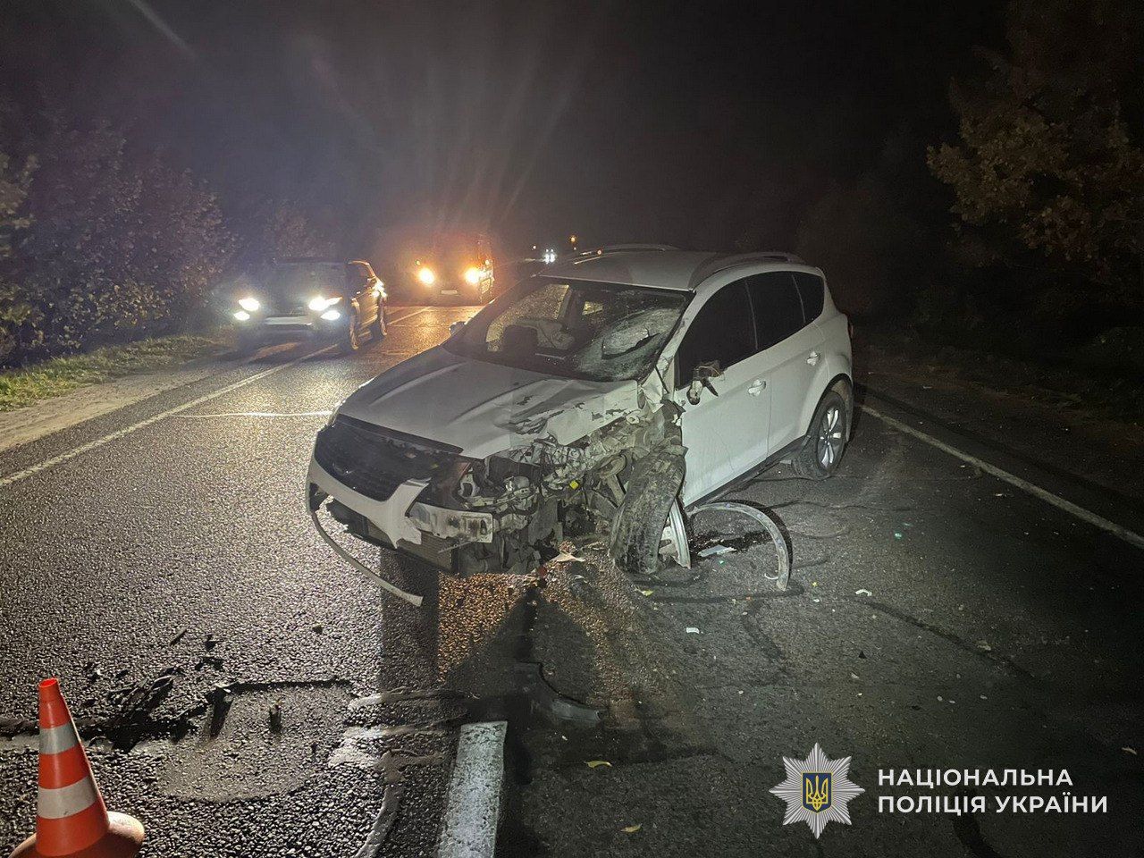 Водійка Ford Kuga вчинила ДТП на зустрічній смузі