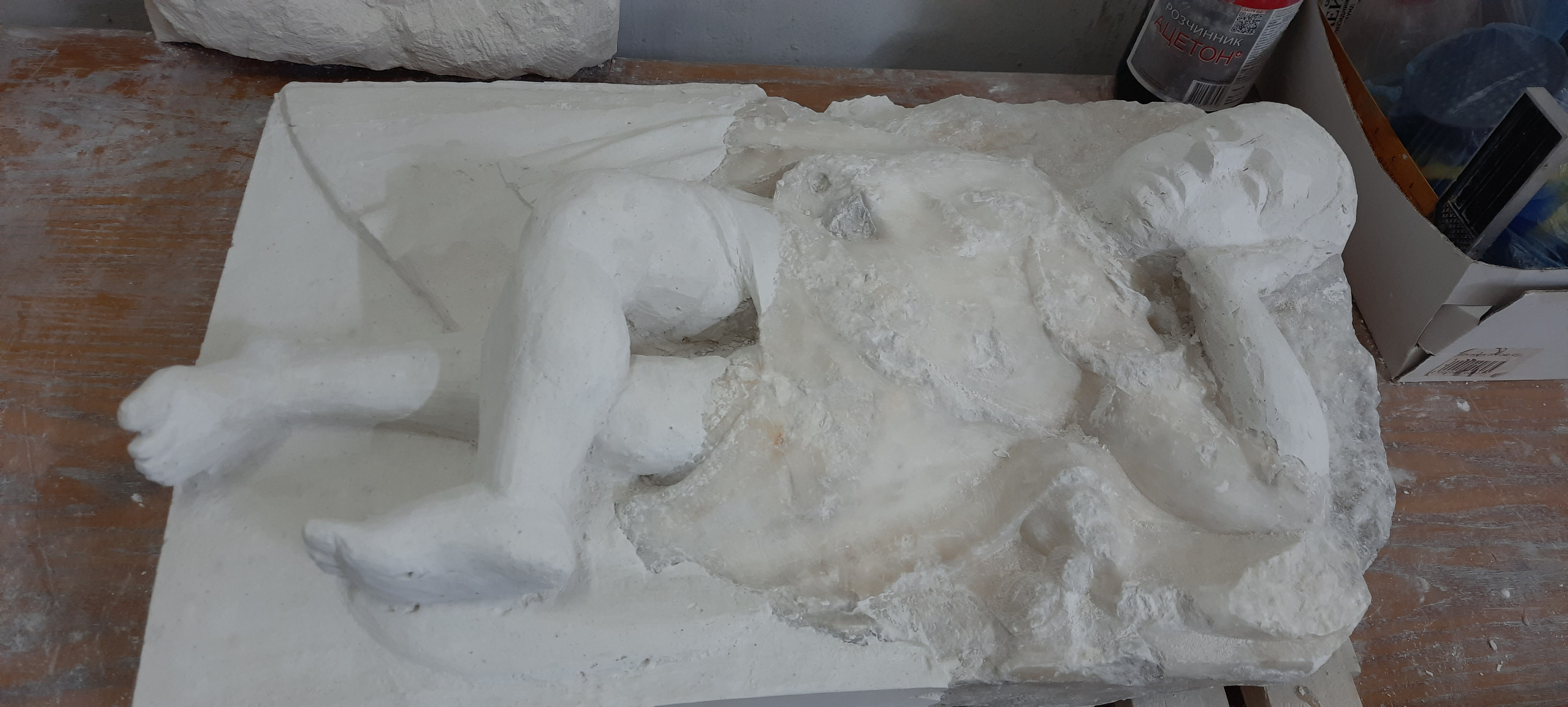 Модель надгробка Юрія Сенявського з каплиці у Бережанах