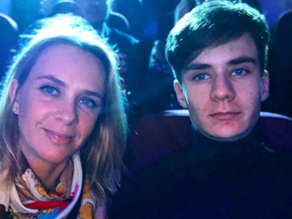 Катерина Серебрянська з сином Євгеном