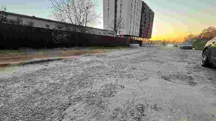 У Львові за співфінансування мешканців і забудовника відремонтують частину вулиці