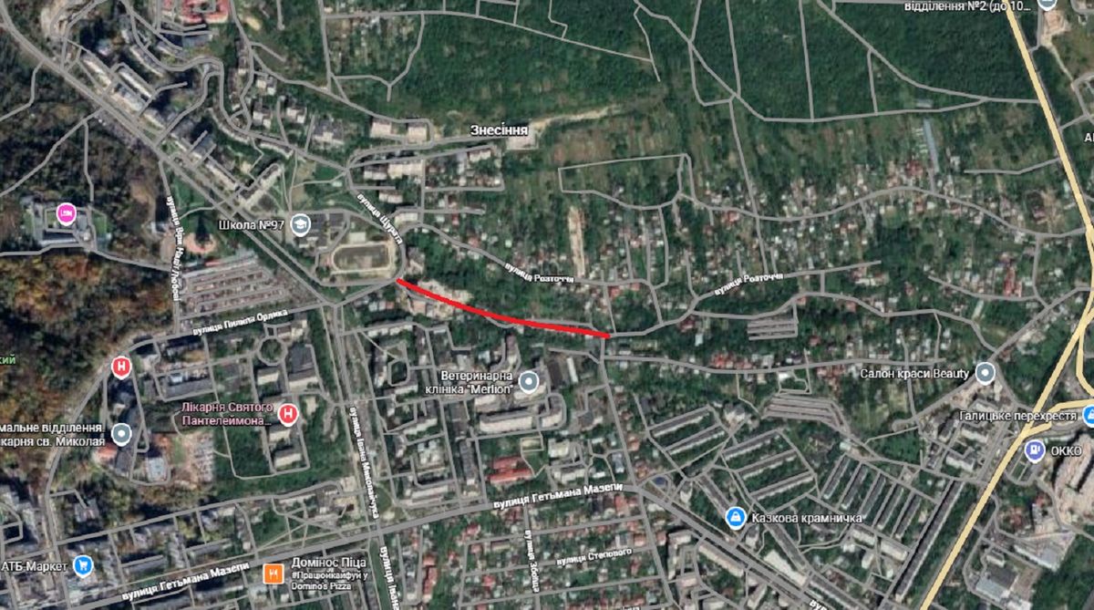 На північній околиці Львова добудують частину вулиці 