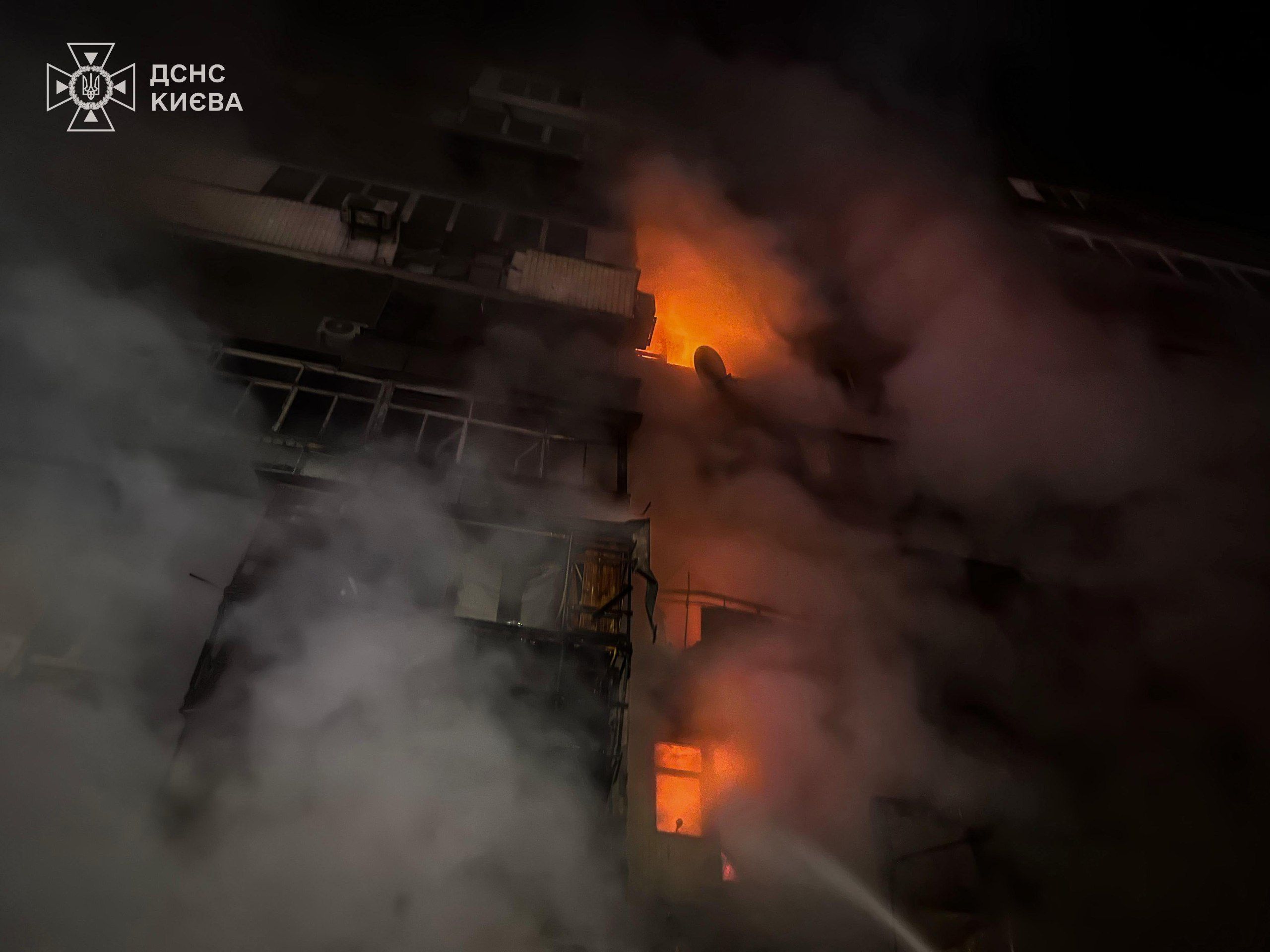 Наслідки атаки росіян на Київ вночі 26 жовтня