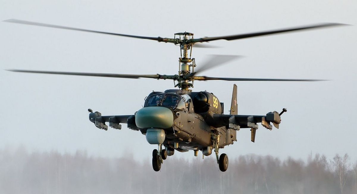 Росія втратила ударний гелікоптер Ка-52 з екіпажем 