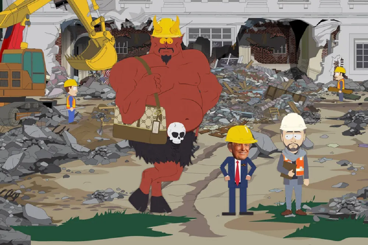 «Південний парк» випустить серію про Дональда Трампа, який руйнує Білий дім