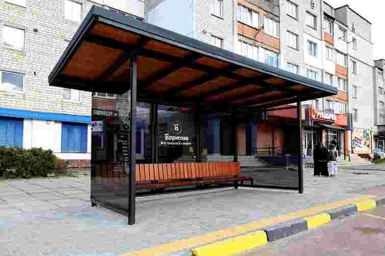 У Бориславі розробили новий дизайн зупинок громадського транспорту