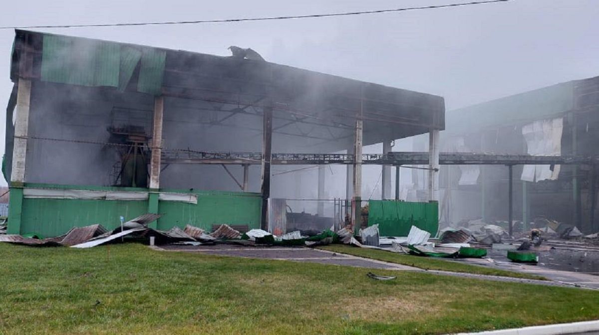 Росія дронами пошкодила ТЕЦ на біомасі «Кліар Енерджі»