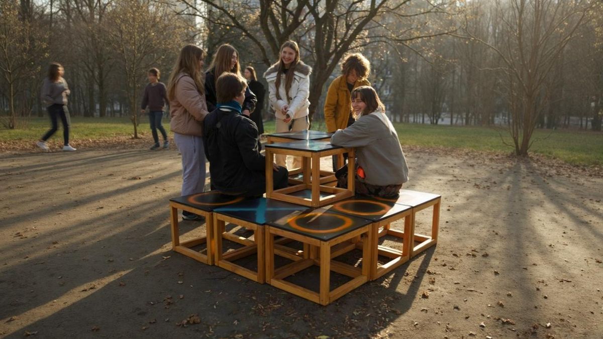 Школярі облаштували спільний громадський простір між двома ліцеями у Львові