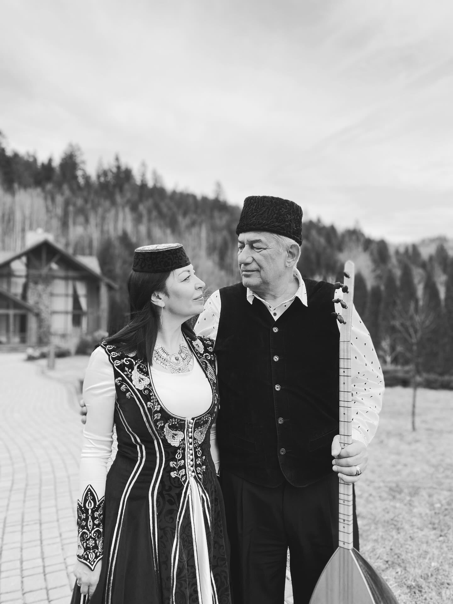 Композитор Джеміль Каріков та акторка Зейнеп Яг’яєва