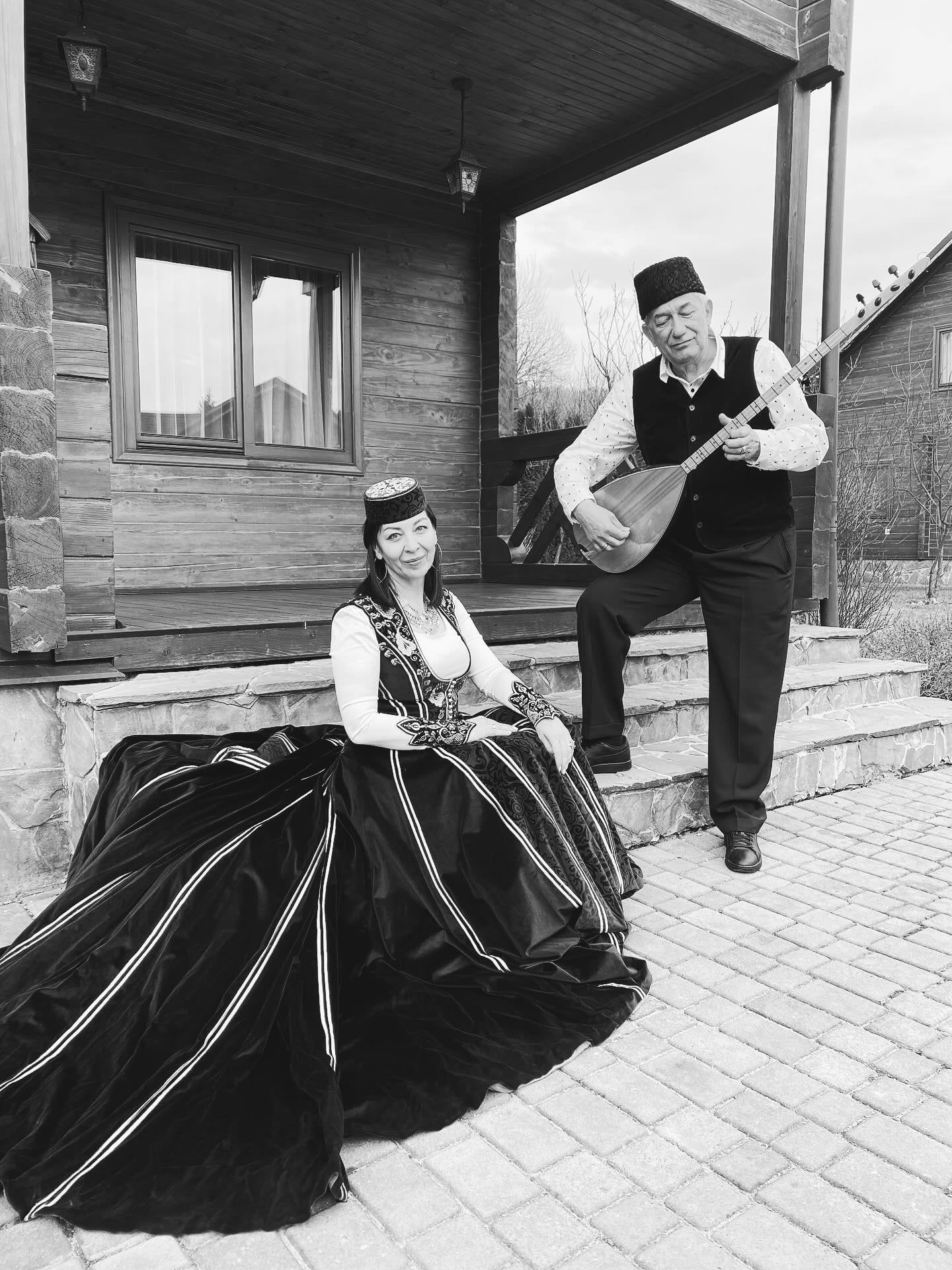 Композитор Джеміль Каріков та акторка Зейнеп Яг’яєва