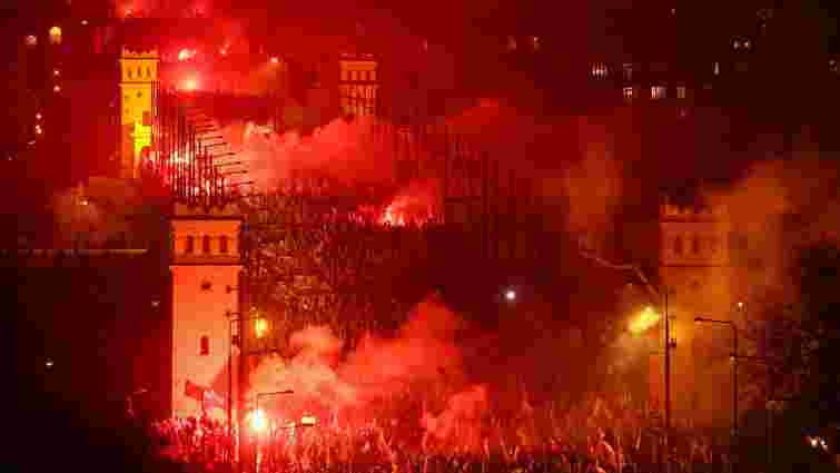 Під час Маршу Незалежності у Варшаві польські націоналісти вигукували антиукраїнські гасла