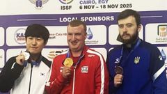 Львів'янин Павло Коростильов завоював бронзову медаль на ЧС-2025 з кульової стрільби