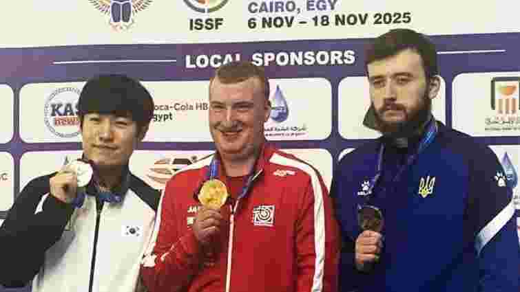 Львів'янин Павло Коростильов завоював бронзову медаль на ЧС-2025 з кульової стрільби