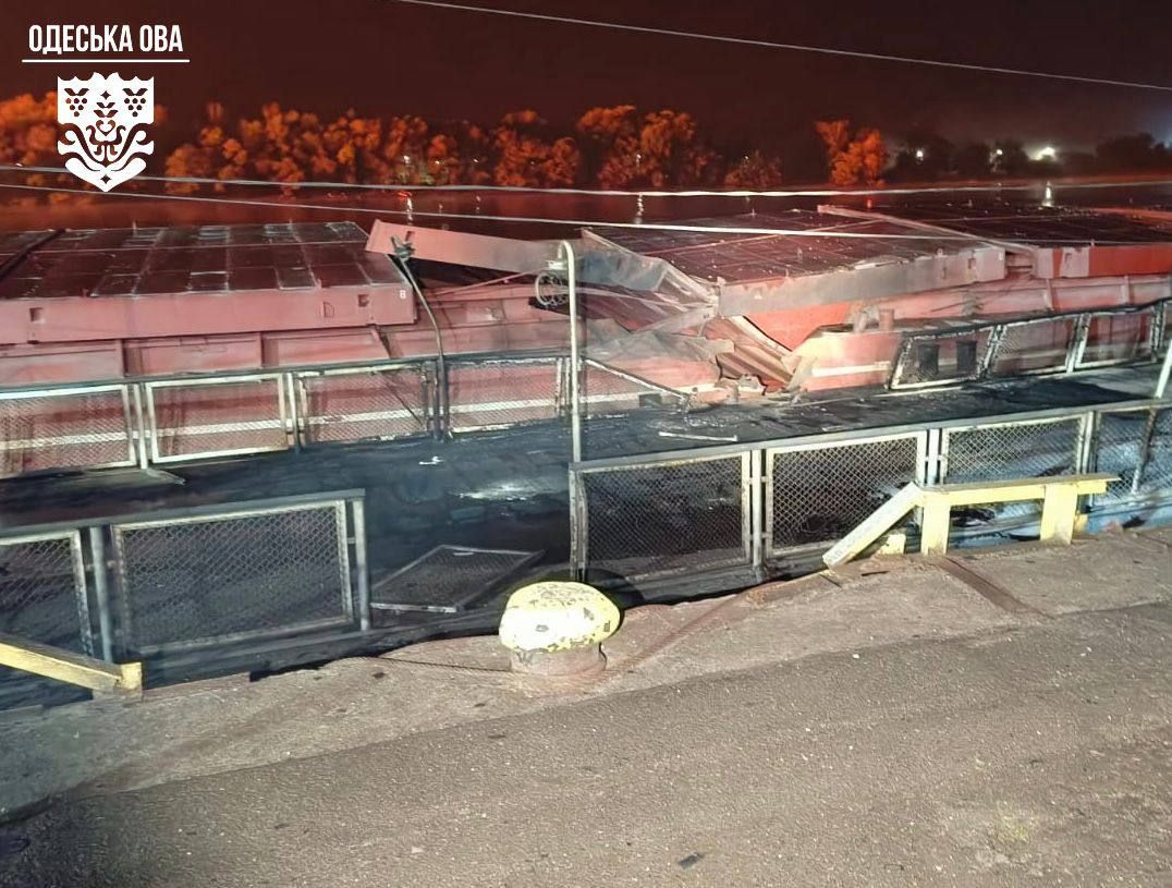 Наслідки атаки на портову інфраструктуру Одеської області