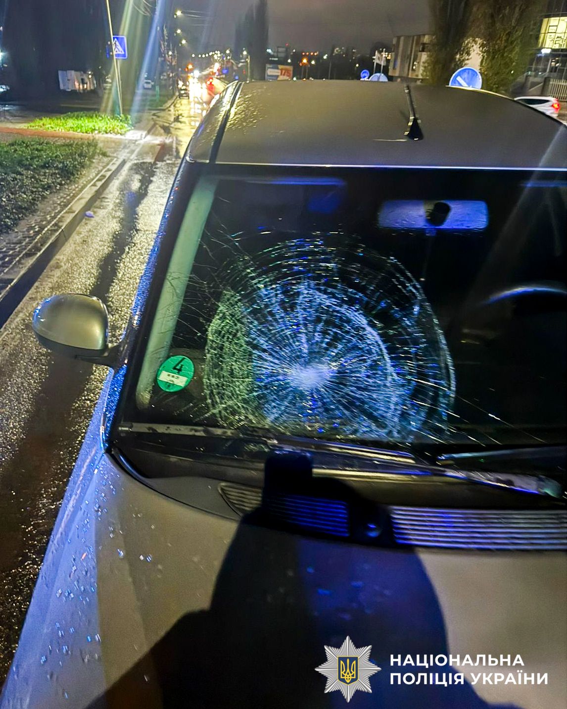 Смертельна аварія сталася ввечері 16 листопада у Рівному (фото поліції)