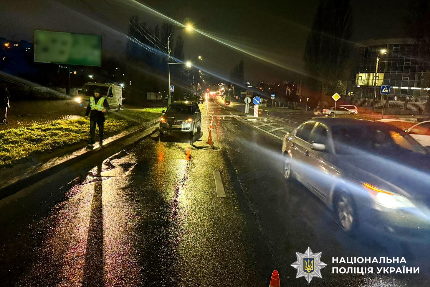 Смертельна аварія сталася ввечері 16 листопада у Рівному (фото поліції)