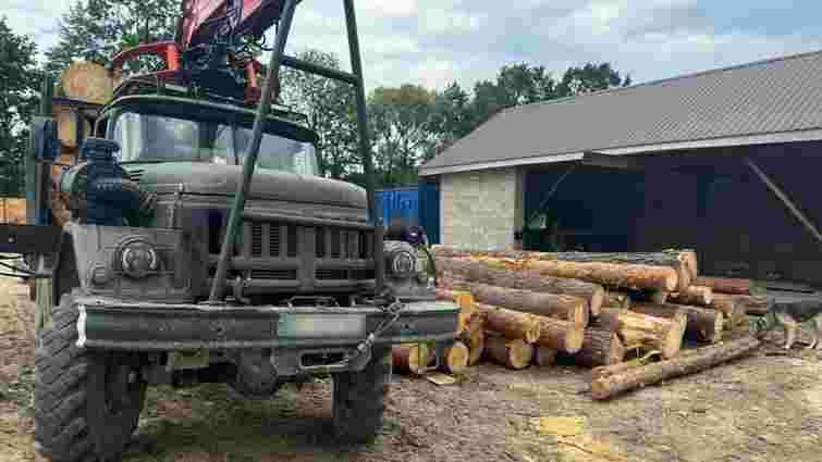 На Львівщині викрили незаконну вирубку дерев на майже 9 млн грн