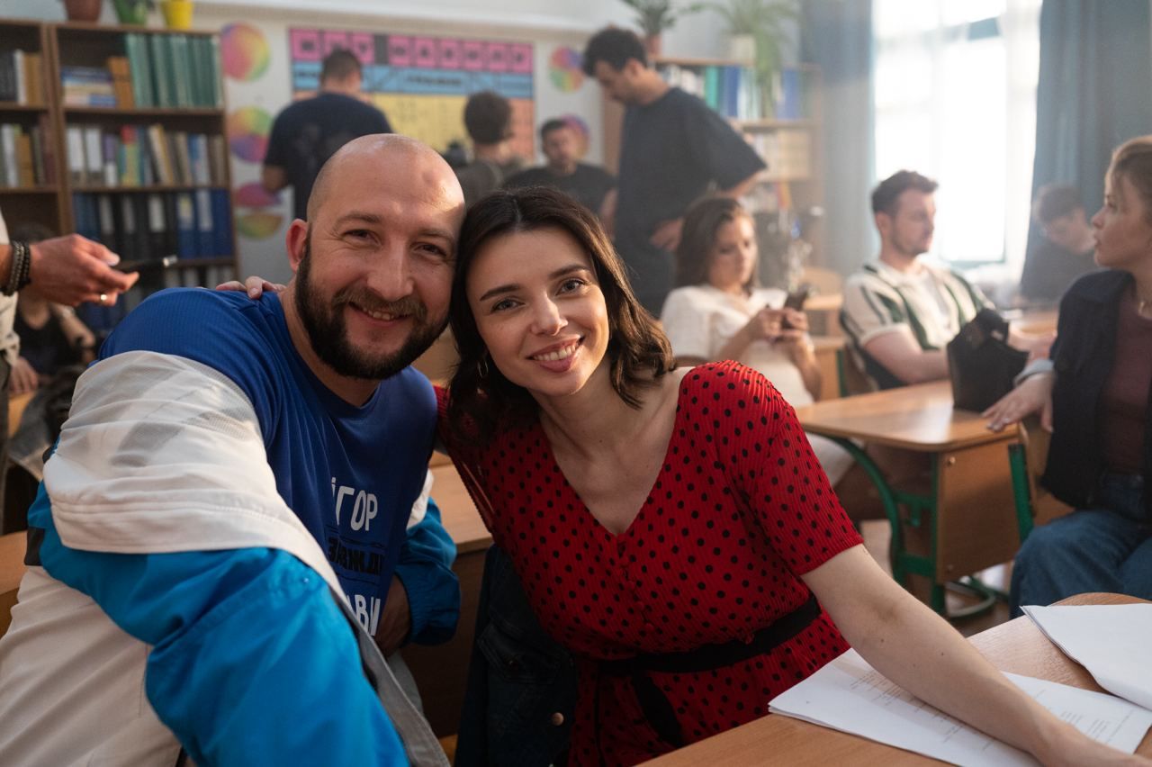 На зйомках фільму «Батьківські збори»