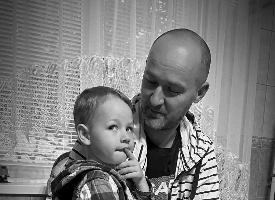 Віталій Долиняк зі сином Давидом