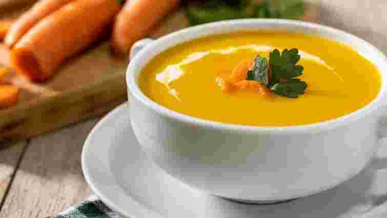 Морквяний суп-пюре з пастою місо. Рецепт дня