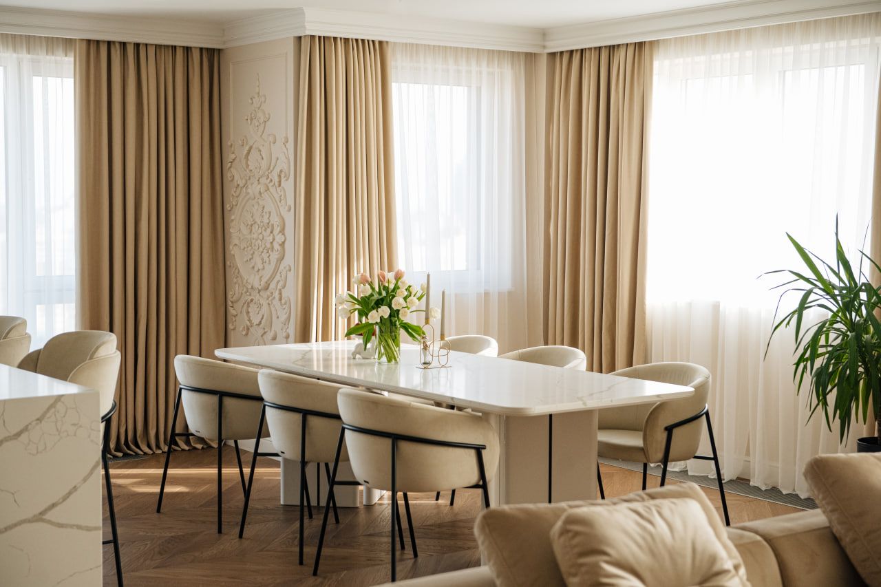 Штори – важливий елемент декору / Фото ALSER