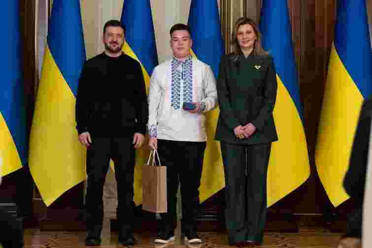 Школяр з Буковини отримав відзнаку «Майбутнє України» від президента