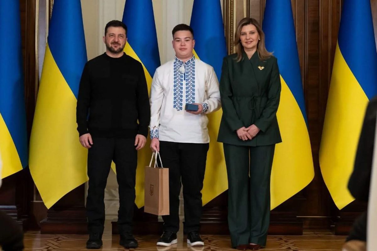 Школяр з Буковини отримав відзнаку «Майбутнє України» від президента