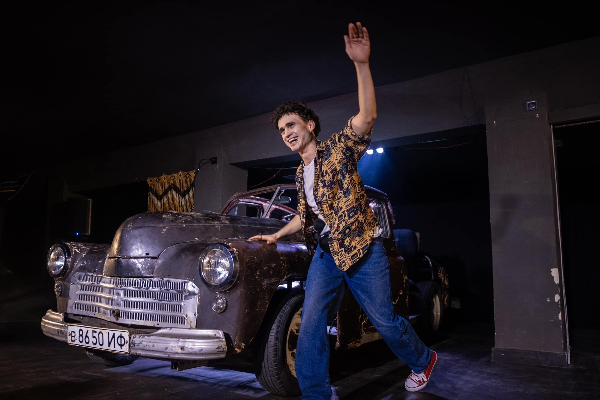 Ярослав Дерпак у ролі Кузьми (фото театру імені Марії Заньковецької)