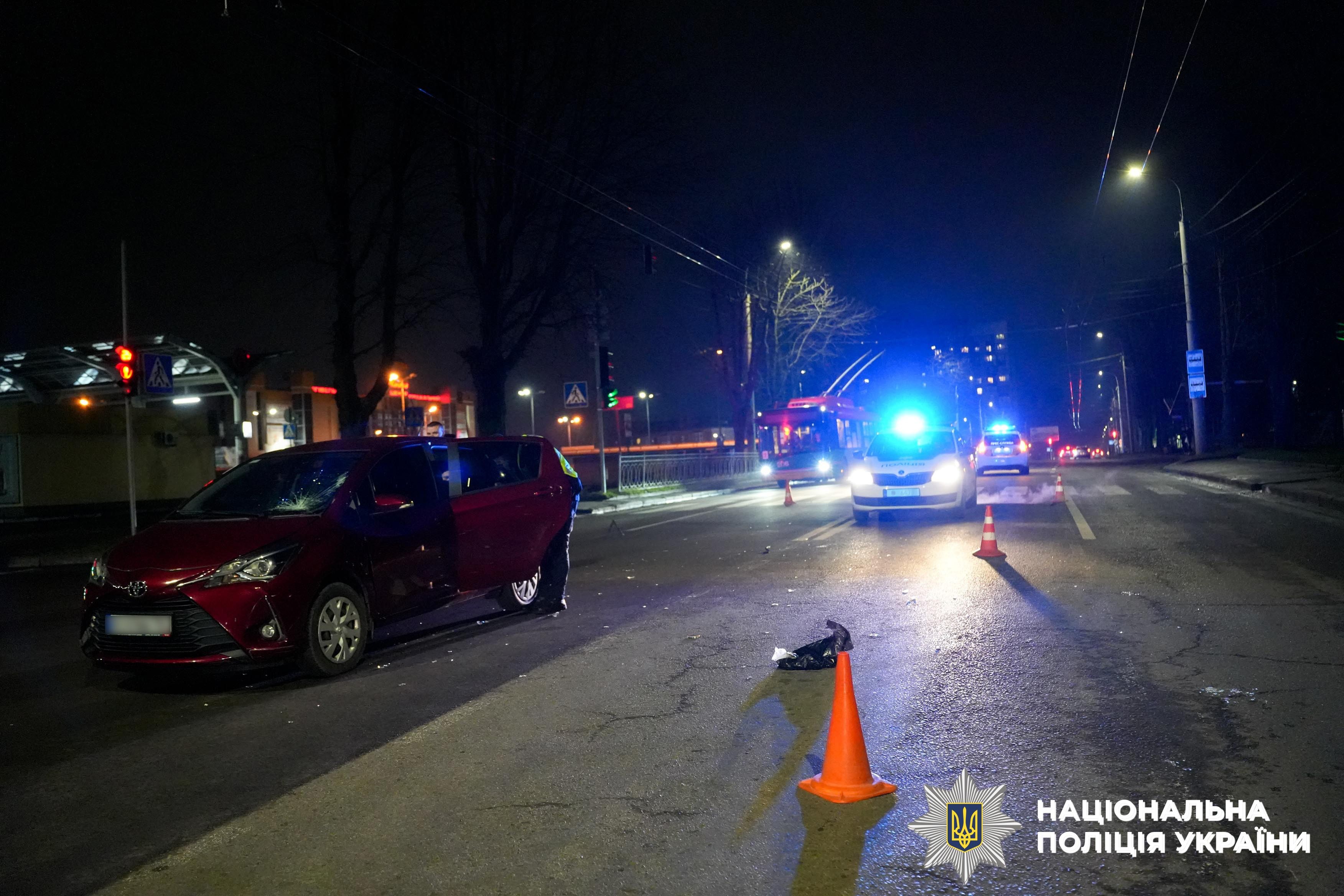 Пішохідку збили на «зебрі» біля автовокзалу (фото поліції)