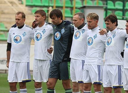Зірки «Динамо» на матчі пам'яті Андрія Гусіна (2015 рік)