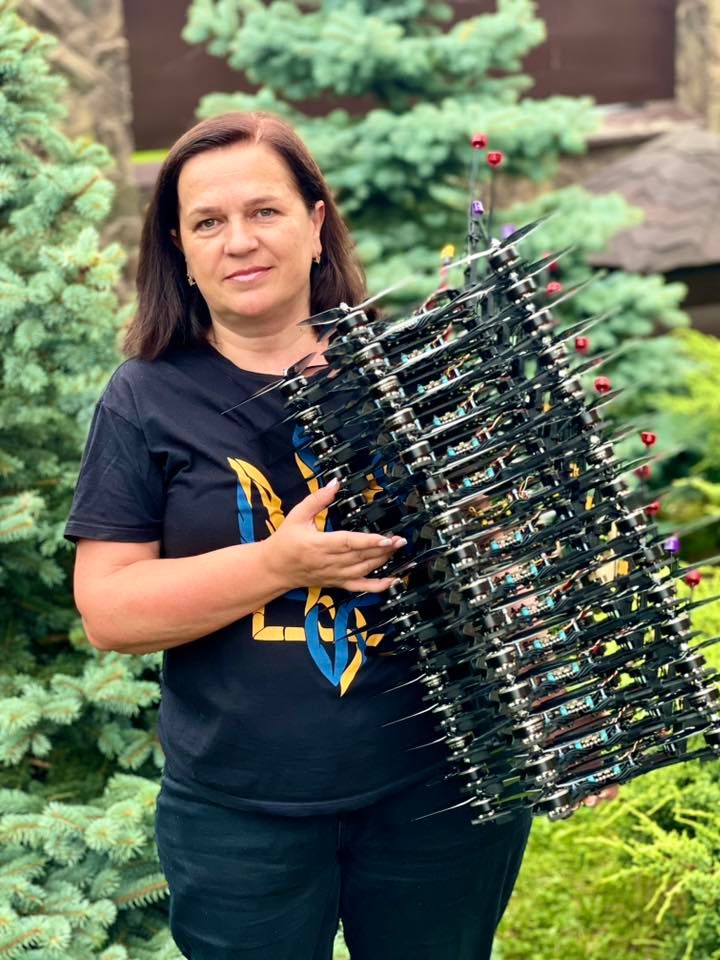 Лише за 2024 рік Наталії Паленичці вдалося зібрати та витрати на армію понад 8,5 млн грн (фото з фейсбука)