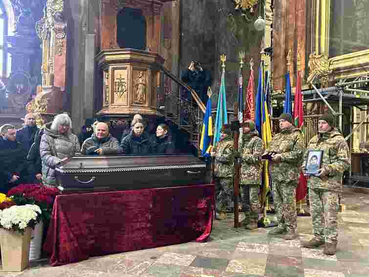 У Львові поховали убитого військовослужбовця ТЦК Юрія Бондаренка