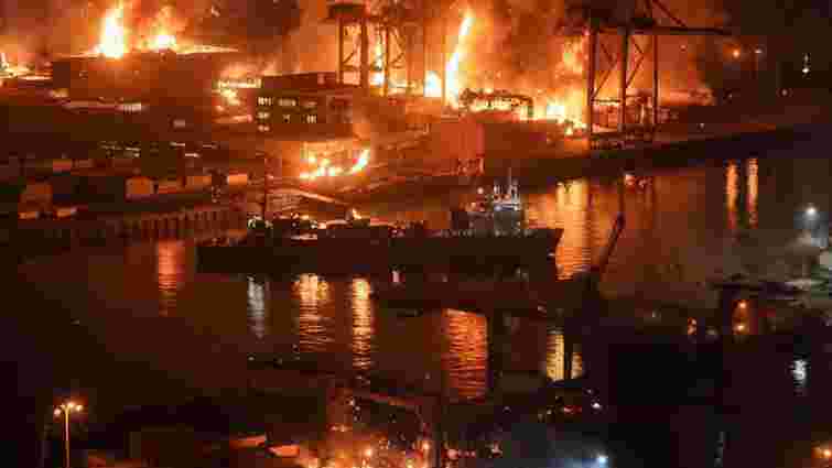 Український удар знищив 70% паливних резервуарів Темрюкського морського порту