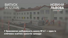 На будівництві школи у Брюховичах виконали вже 80% робіт