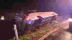 Вісім людей постраждали внаслідок перекидання автобуса Ужгород – Прага біля Братислави