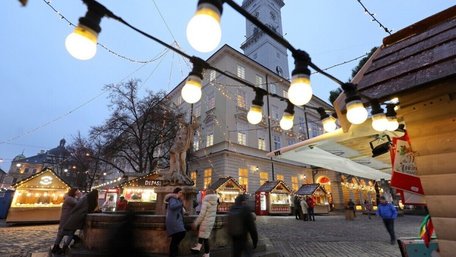 Вперше з 2022 року на площі Ринок у Львові відкриється Різдвяний ярмарок