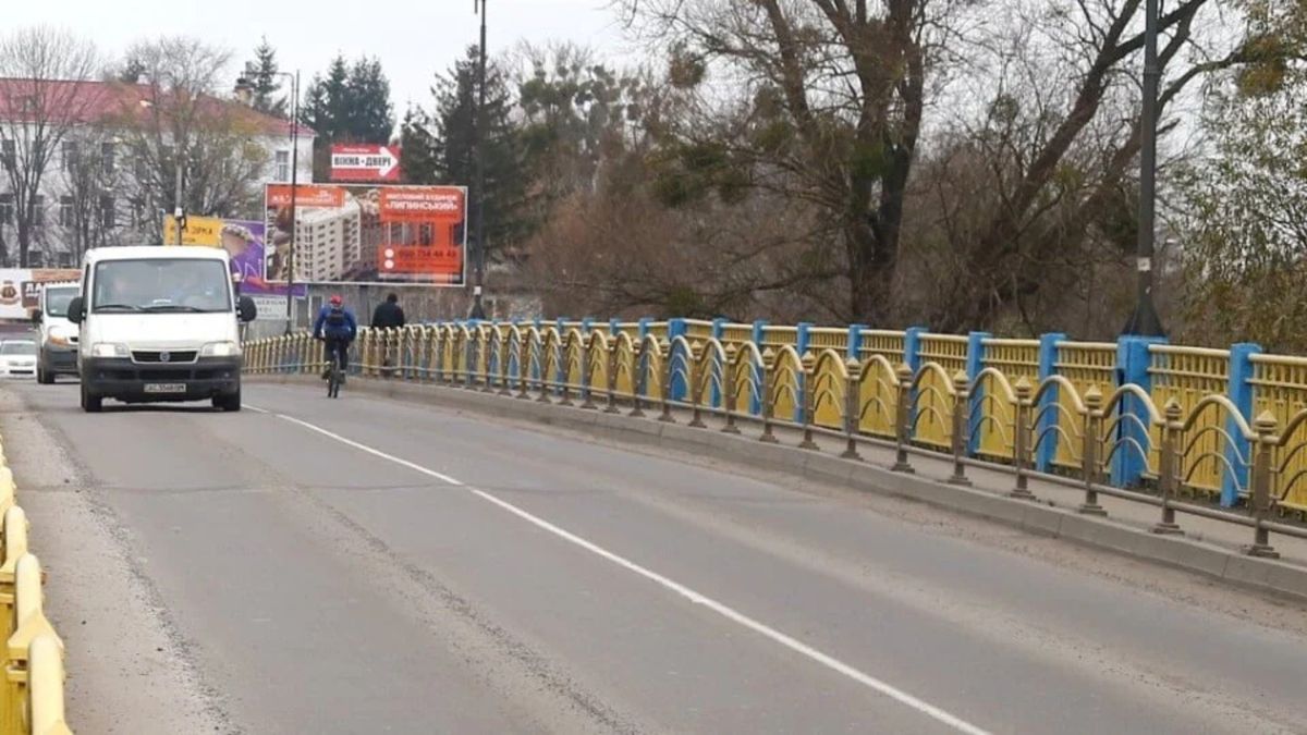 У Луцьку ремонт мосту через Стир планують завершити після війни