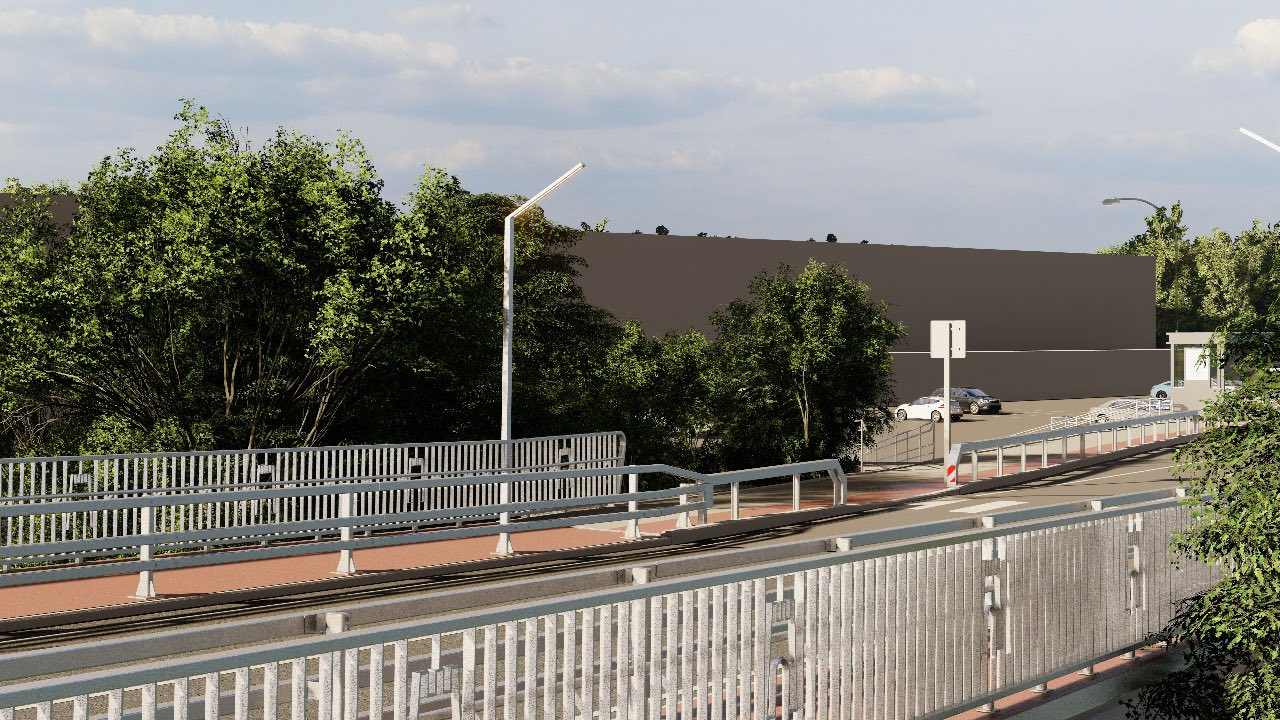 Проєкт відремонтованого мосту на вулиці Шевченка у Луцьку (фото Ігоря Поліщука)