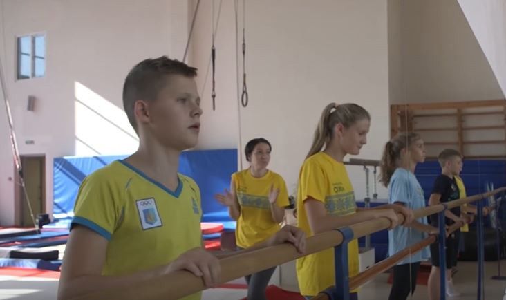 Олексій Середа (ліворуч) під час «сухих» тренувань