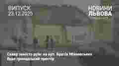 У Львові перезентували майбутній громадський простір на місці знищених Росією будинків