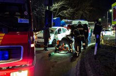 На об’їзній Львова легковик наїхав на чоловіка, що лежав на дорозі