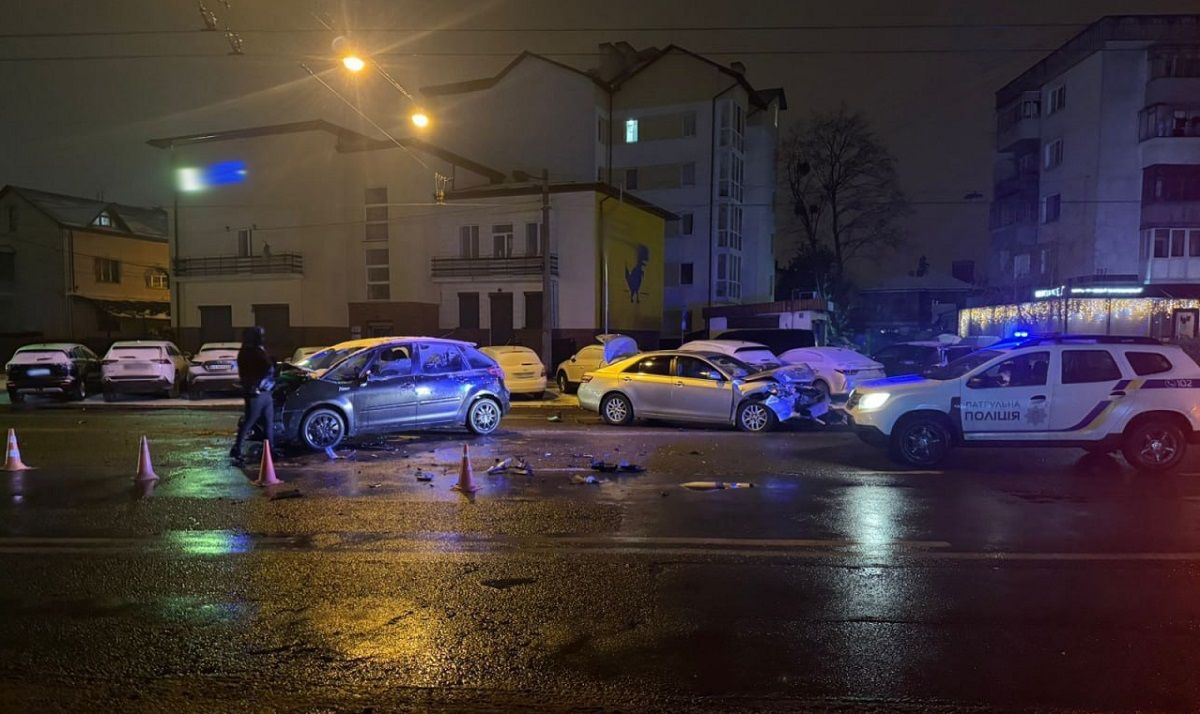 П'яна 46-річна водійка Citroën вчинила лобову ДТП з постраждалими у Львові